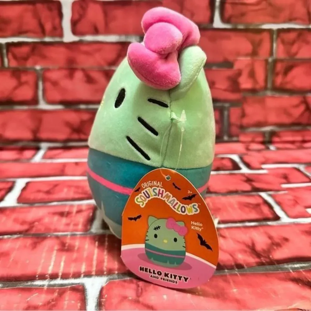 Squishmallows Halloween Hello Kitty Zombie plush Toy